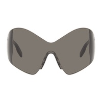 발렌시아가 Balenciaga Gray Mask Butterfly Sunglasses 232342F005069