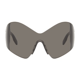발렌시아가 Balenciaga Gray Mask Butterfly Sunglasses 232342F005069