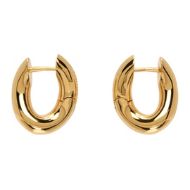 발렌시아가 Balenciaga Gold Loop XXS Earrings 232342F022013