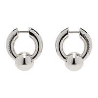발렌시아가 Balenciaga Silver Sharp Ball Earrings 232342F022015