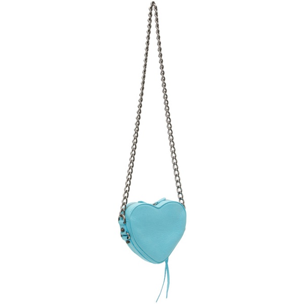발렌시아가 발렌시아가 Balenciaga Blue Le Cagole Heart Mini Bag 232342F048090