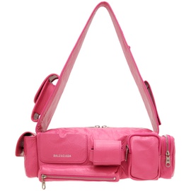 발렌시아가 Balenciaga Pink XS Superbusy Sling Bag 232342F048093