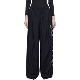 발렌시아가 Balenciaga Black Embroidered Lounge Pants 232342F086011