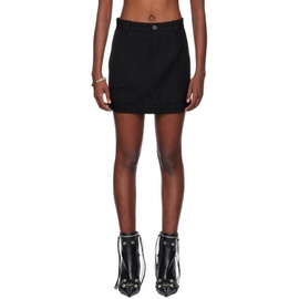 발렌시아가 Balenciaga Black Deconstructed Miniskirt 232342F090002