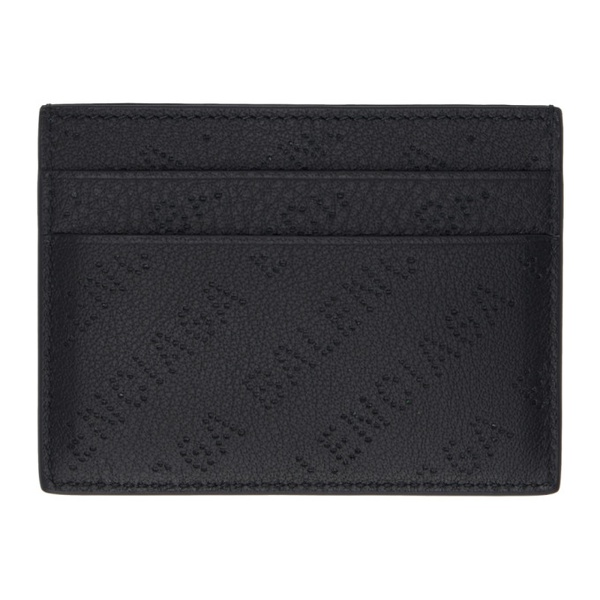 발렌시아가 발렌시아가 Balenciaga Black Perforated Card Holder 232342M163003