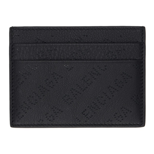 발렌시아가 발렌시아가 Balenciaga Black Perforated Card Holder 232342M163003