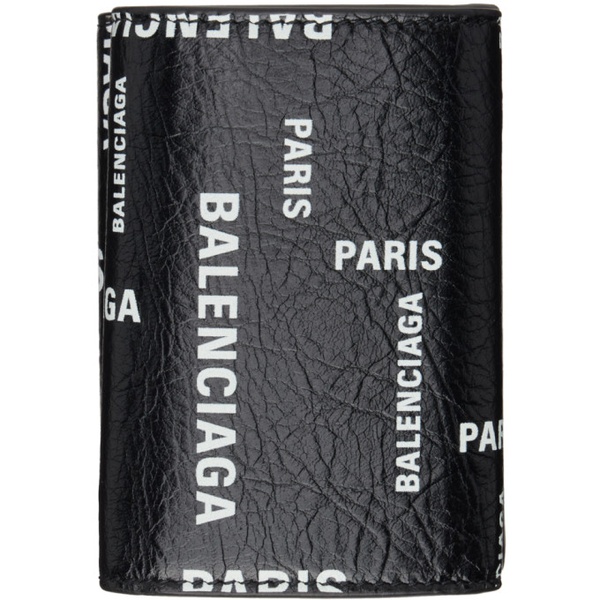 발렌시아가 발렌시아가 Balenciaga Black Logo Wallet 232342M164009