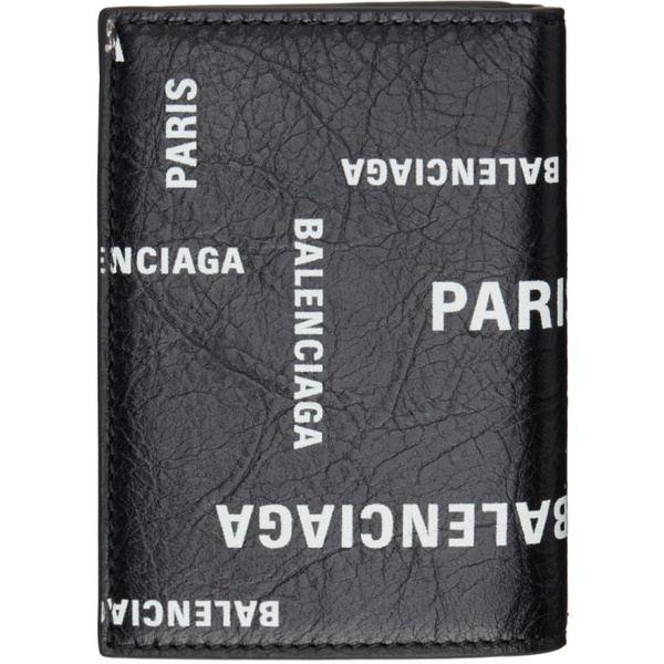 발렌시아가 발렌시아가 Balenciaga Black Logo Wallet 232342M164009