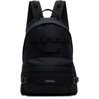 발렌시아가 Balenciaga Black Army Medium Multicarry Backpack 232342M166011