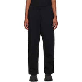 발렌시아가 Balenciaga Black Embroidered Sweatpants 232342M190005