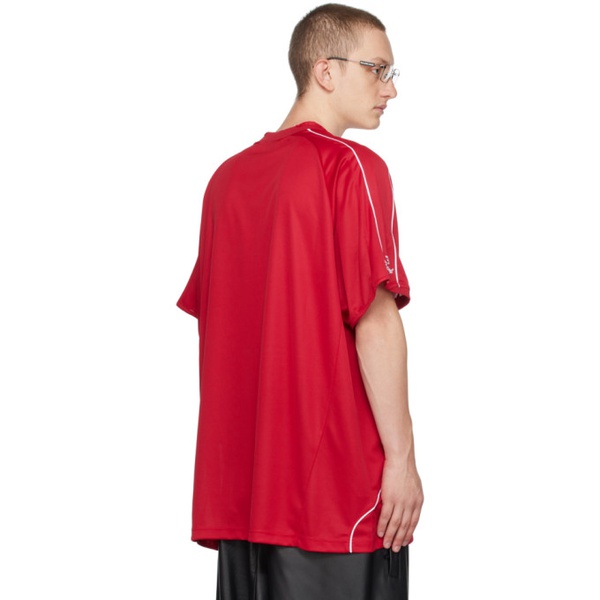 발렌시아가 발렌시아가 Balenciaga Red Printed T-Shirt 232342M213033