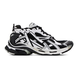 발렌시아가 Balenciaga White & Black Runner Sneakers 232342M237001