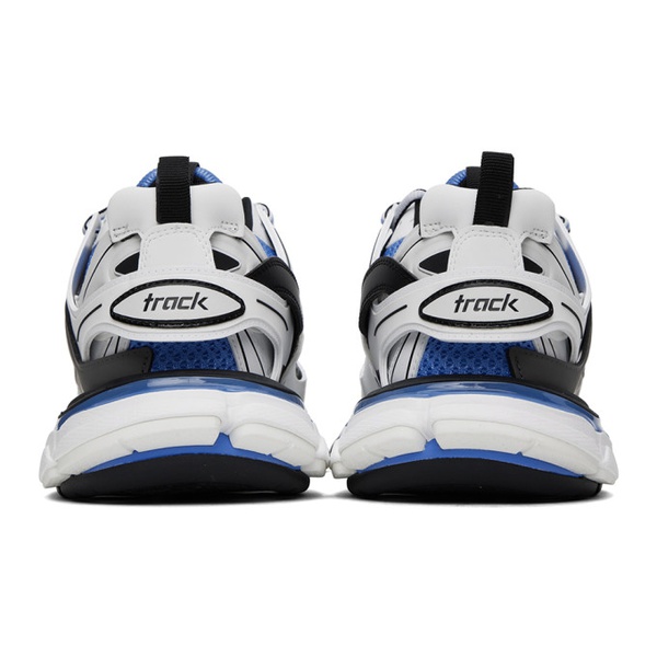 발렌시아가 발렌시아가 Balenciaga White & Blue Track Sneakers 232342M237035