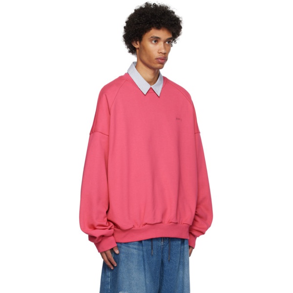  준지 Juun.J Pink Complique Sweatshirt 232343M204014