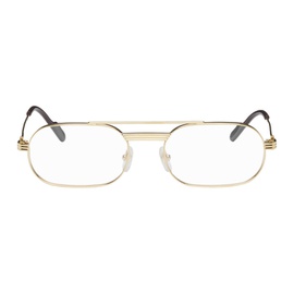Cartier Gold Aviator Glasses 232346M133002