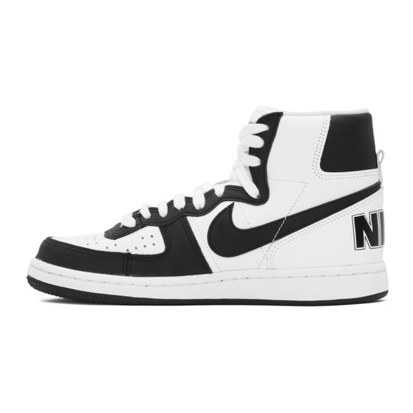 나이키 Comme des Garcons Homme Plus Black & White Nike 에디트 Edition Terminator High Sneakers 232347F127000