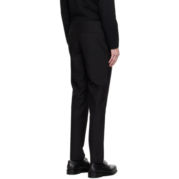  Comme des Garcons Homme Plus Black Four-Pocket Trousers 232347M191003