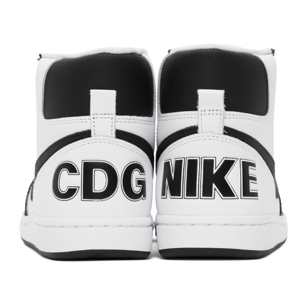 나이키 Comme des Garcons Homme Plus Black & White Nike 에디트 Edition Terminator High Sneakers 232347M236000