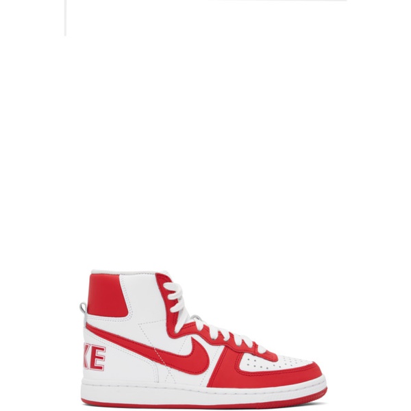 나이키 Comme des Garcons Homme Plus Red & White Nike 에디트 Edition Terminator High Sneakers 232347M236002