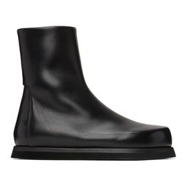 Marsell Black Zip-Up Boots 232349F113036