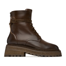 Marsell SSENSE Exclusive Brown Carro Boots 232349F113050