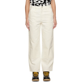 Stuessy White Work Trousers 232353F087004