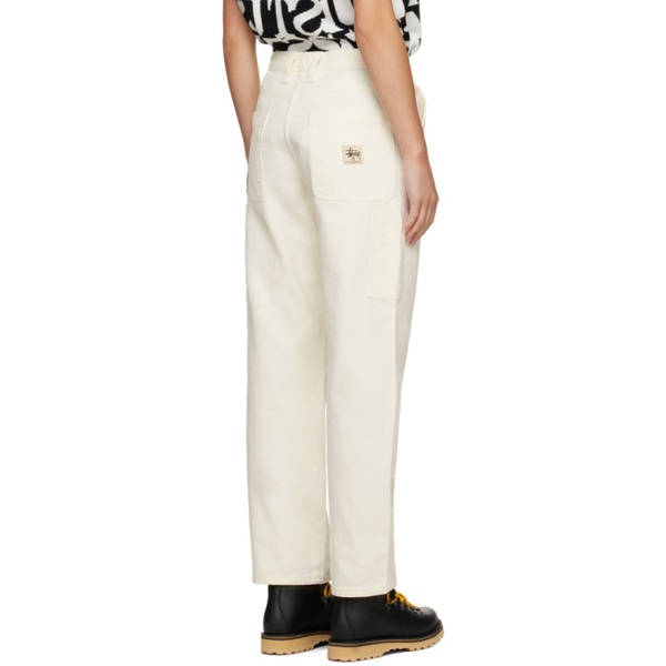  Stuessy White Work Trousers 232353F087004