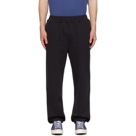 Stuessy Black Embroidered Sweatpants 232353M190000