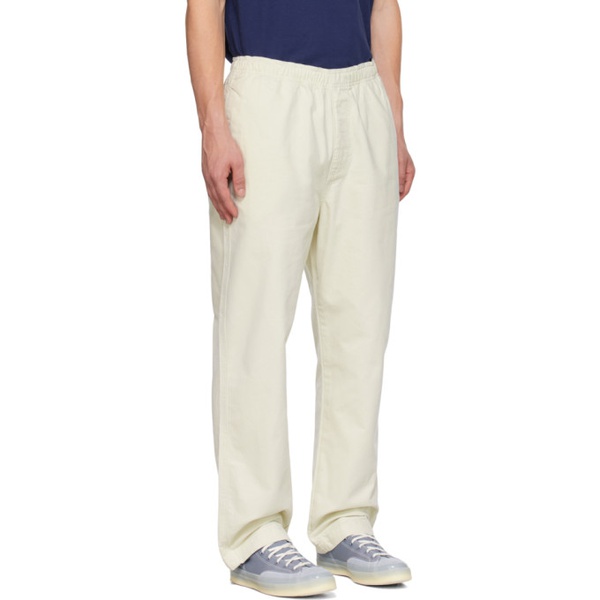  Stuessy 오프화이트 Off-White Beach Trousers 232353M191001