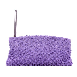 드리스 반 노튼 Dries Van Noten Purple Embellished Pouch 232358F045003