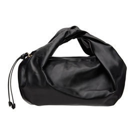 드리스 반 노튼 Dries Van Noten Black Tumble Leather Bag 232358F046006