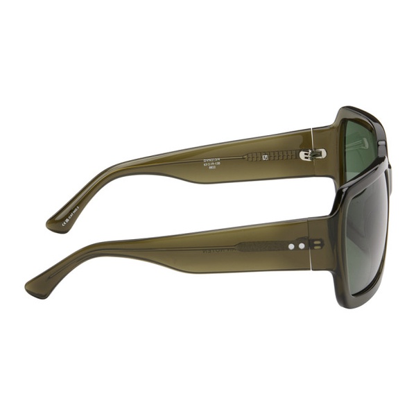  드리스 반 노튼 Dries Van Noten Khaki 린다 패로우 Linda Farrow 에디트 Edition Oversized Sunglasses 232358M134003