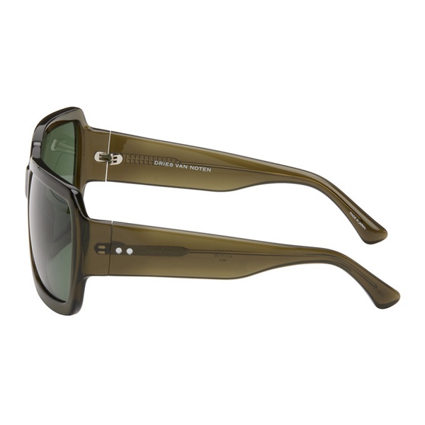  드리스 반 노튼 Dries Van Noten Khaki 린다 패로우 Linda Farrow 에디트 Edition Oversized Sunglasses 232358M134003