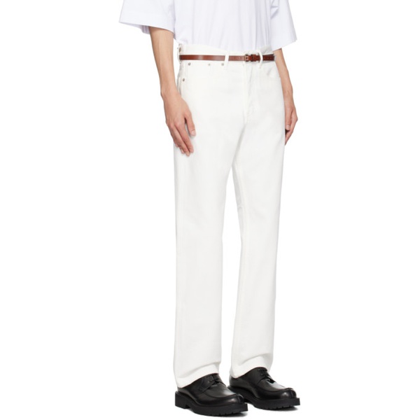  드리스 반 노튼 Dries Van Noten 오프화이트 Off-White Five-Pocket Jeans 232358M186020