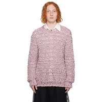 드리스 반 노튼 Dries Van Noten Purple Marled Sweater 232358M201018