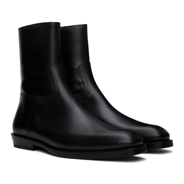  드리스 반 노튼 Dries Van Noten Black Leather Boots 232358M228019
