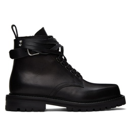 드리스 반 노튼 Dries Van Noten Black Lace-Up Boots 232358M255006