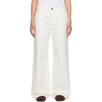 더 로우 The Row White Eglitta Jeans 232359F069008