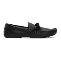 더 로우 The Row Black Lucca Loafers 232359F121001