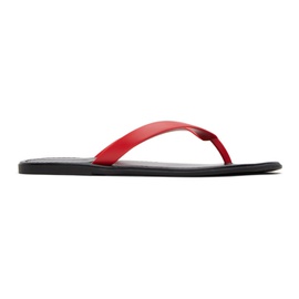 더 로우 The Row Red & Black Beach Sandals 232359F124001
