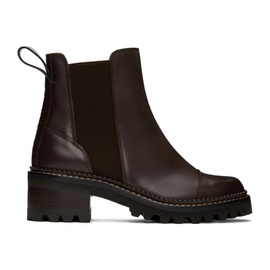 See by Chloe Brown Mallory Boots 232373F113022