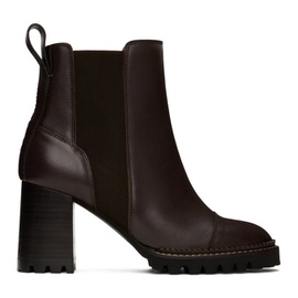See by Chloe Brown Mallory Chelsea Boots 232373F113024