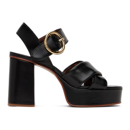 See by Chloe Black Lyna Sandals 232373F125001