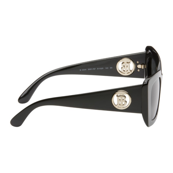 버버리 버버리 Burberry Black Hardware Sunglasses 232376F005054