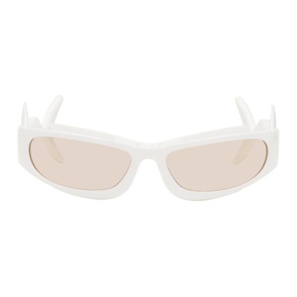 버버리 버버리 Burberry White Turner Sunglasses 232376F005065