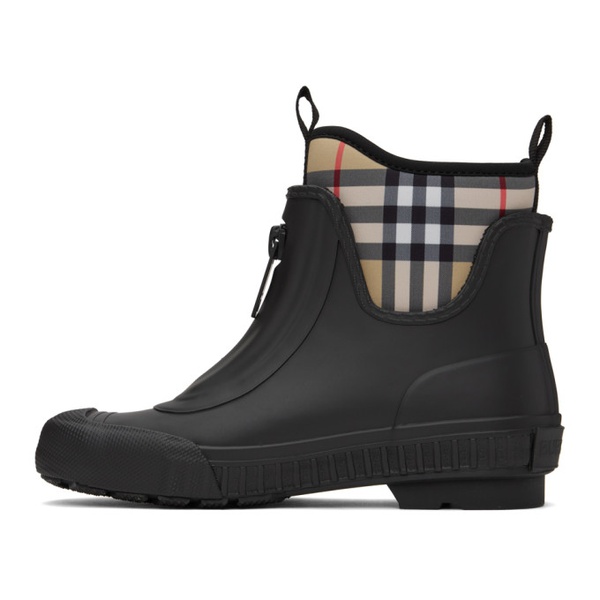 버버리 버버리 Burberry Black Vintage Check Boots 232376F113000