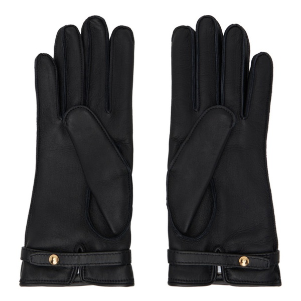 버버리 버버리 Burberry Black Monogram Gloves 232376M135001