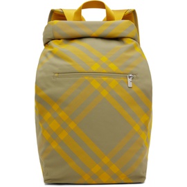 버버리 Burberry Yellow Roll Backpack 232376M166012