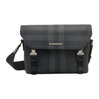 버버리 Burberry Black Small Wright Bag 232376M170017