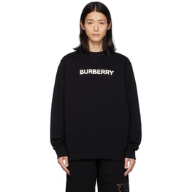 버버리 Burberry Black Printed Sweatshirt 232376M201000